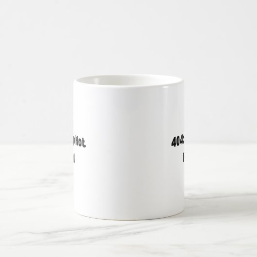 404 Sleep Not Found Mug – Funny Developer  コーヒーマグカップ (中央)