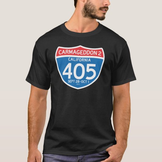 405のCARMAGEDDON 2 (暗いワイシャツ) Tシャツ (正面)