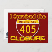 405生き延び年閉鎖 ポストカード (正面/裏面)