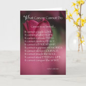 4055 がんにできないこと  , 宗教的 カード (黄色い花)