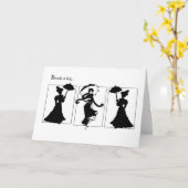 4059世紀の女性幸運の転換 カード (黄色い花)