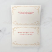 4061グッドラックミュージカル、トロリーカー カード (内部)