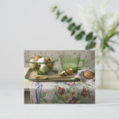 4073卵&ミルクの静止寿命 ポストカード (スタンド正面)