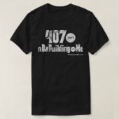 407 dot nDaBuilding dot Me Tシャツ (デザイン正面)