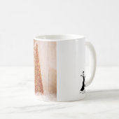 4092-グリッターと鹿と雪 コーヒーマグカップ (正面右)