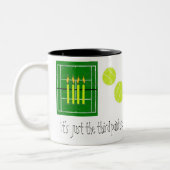 40…それは湖のテニスによってちょうど第3ポイント…行います ツートーンマグカップ (左)