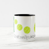 40…それは湖のテニスによってちょうど第3ポイント…行います ツートーンマグカップ (中央)