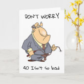 *40*は悪くはない*50* カード (黄色い花)