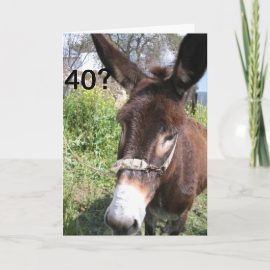 40?想像もしなかった！ カード (正面)