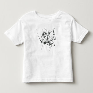 40 黒と白の抽象的な部族のタトゥーアート トドラーTシャツ