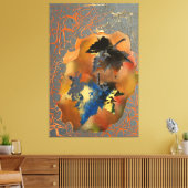 40.00インチx 60.00インチフォアグラ キャンバスプリント (インサイチュ (リビング))