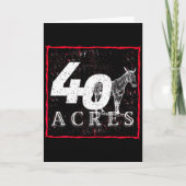 40 Acres And A Mule Black History T Shirt  カード (正面)