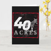 40 Acres And A Mule Black History T Shirt カード (黄色い花)