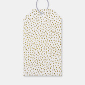 40 and Fabulous Gold Glitter Photo 40th Birthday  ギフトタグ (裏面)