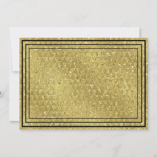 40 & Fabulous 40th誕生日パーティの招待状 招待状 (裏面)