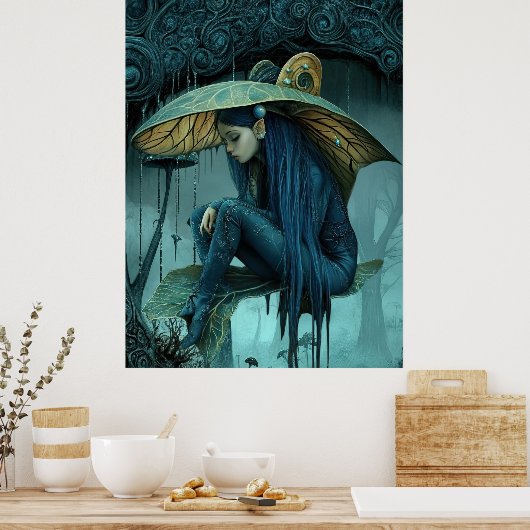 *~* 40 FD3 Enchanting Nymph Spirit Fantasy ポスター (キッチン)