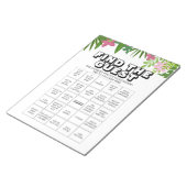 40 Find the Guest Bingo Game Sheets ノートパッド (アングル)