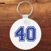 40 - Fourty キーホルダー (正面)