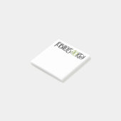 40 green 3" x 3" Post-it®ノートで素晴らしい ポストイット (アングル)