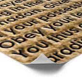 40 Hadith Artworks-10 / (TR:) 40 Hadis Eserleri-10 ポスター (角)