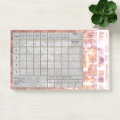 40 Kスコアトラッカーとバトルレポート、ノート付き ポストイット (オフィス)