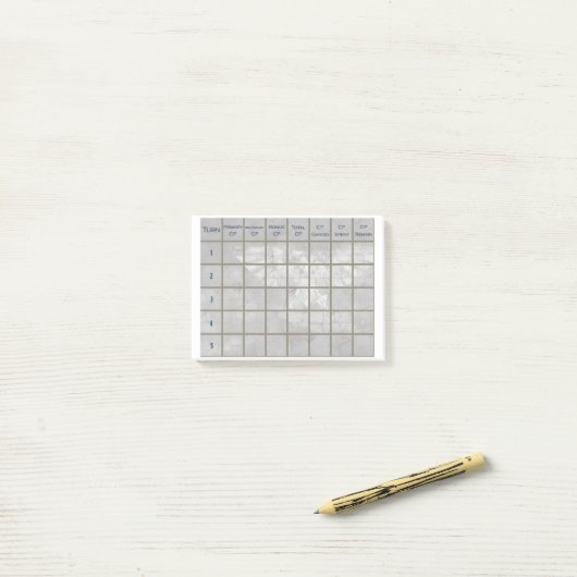 40 K Game Tracker Post-it®ノート ポストイット (デスク上)