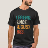 40 Legend Since August 1983 40Th Tシャツ (正面)
