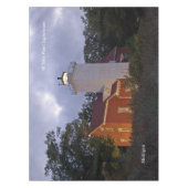 40 Mile Pointライトハウスアットダスクテーブルクロス テーブルクロス (正面)