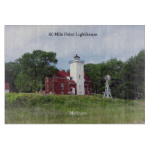 40 Mile Point Light Houseカッティングボード