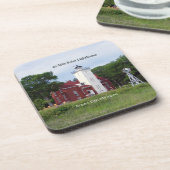 40 mile Point Ligthouseセット6台のプラスチック製コースター コースター (左側)