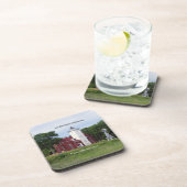 40 mile Point Ligthouseセット6台のプラスチック製コースター コースター (右側)