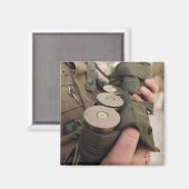 40 mmグレネードのマリンクラードル手榴弾 マグネット (正面/裏面)