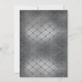 40 Rocksロックスターギター40歳招待状 招待状 (裏面)