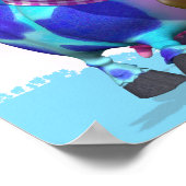 40"x12 " GiggleBellies Kissy誕生日バナモーー ポスター (角)