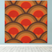 40"x40" XLすごいレトロ美モダン術プリント キャンバスプリント (インサイチュ (ウッドフロア))