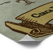 40 x 30インチの大規模なBraunhavenポスターマップ ポスター (角)