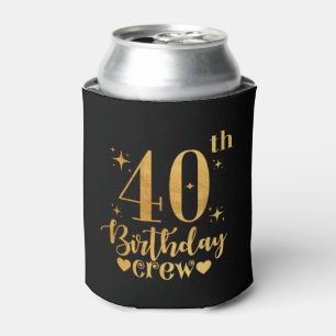 40 Year Old B-Day Funny 40th Birthday Crew 缶クーラー