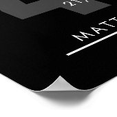 40 Year Retirement or Employee Appreciation Gift ポスター (角)