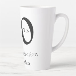 40 years aged to perfection birthday name simple  カフェラテマグ