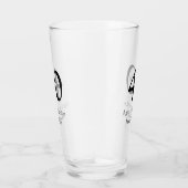 40 years aged to perfection birthday name simple  タンブラーグラス (右)