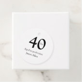 40 years aged to perfection birthday name simple  フェイバータグ (インサイチュ)