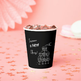 40 years Birthday Champagne tower funky 紙コップ