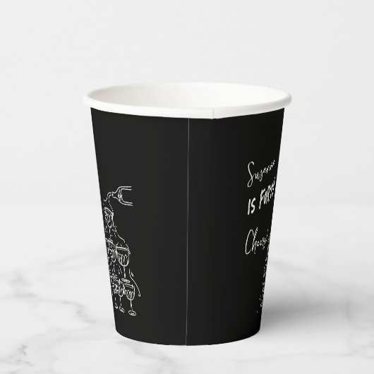 40 years Birthday Champagne tower funky 紙コップ (右)