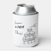 40 years Birthday Champagne tower funky 缶クーラー (缶正面)