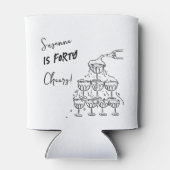 40 years Birthday Champagne tower funky 缶クーラー (裏面)