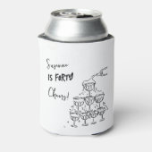 40 years Birthday Champagne tower funky 缶クーラー (缶裏面)