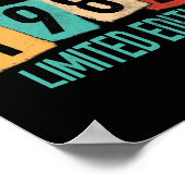 40 Years Old Of Be Awesome In 1982 40th Birthday ポスター (角)