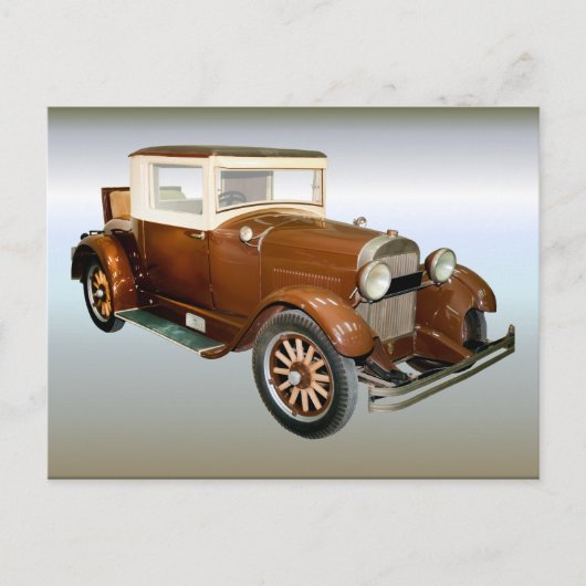 40sヴィンテージ自動車 – 輸送 ポストカード (正面)