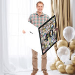 40thまたは任意の年齢の写真コラージュの巨人誕生日 カード<br><div class="desc">最大42枚の写真で独自の巨大な誕生日カードを違う作成。サンプルは40歳の誕生日のためのカスタマイズが、任意の年齢に合わせてデザインをカスタマイズすることができ、メッセージを内側にパーソナライズし、その年を背面に記録する。このテンプレートは、上から下に向かって右に42個の写真離れが動作するように追加するように設定されている。フォトコラージュは実際には54枚の写真をグリッドに表示するが、中央の12枚は部分的に番号で隠され、他の写真から自動的に塗りつぶされる。カードの前面には黒いタイポグラフィと黒い背景が付いてお感じりクリック、色を変えたいと思ってカスタマイズも「さらに自由に」遊ぶことができます。あなたの母、パパ、息子、娘、兄、妹、友人、同僚のための巨大な誕生日カードの中のメッセージを適応させる…</div>