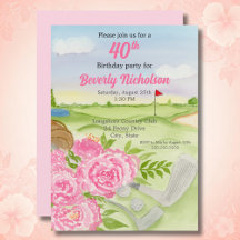 40thゴルフバースデーパーティーPeoniesゴルフコース